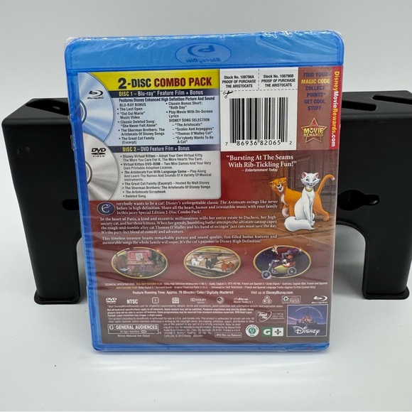 Disney The Aristocats 2-Disc Combo Pack - Picture 2 of 2